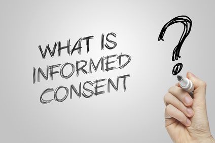 Hand writing what is informed consent